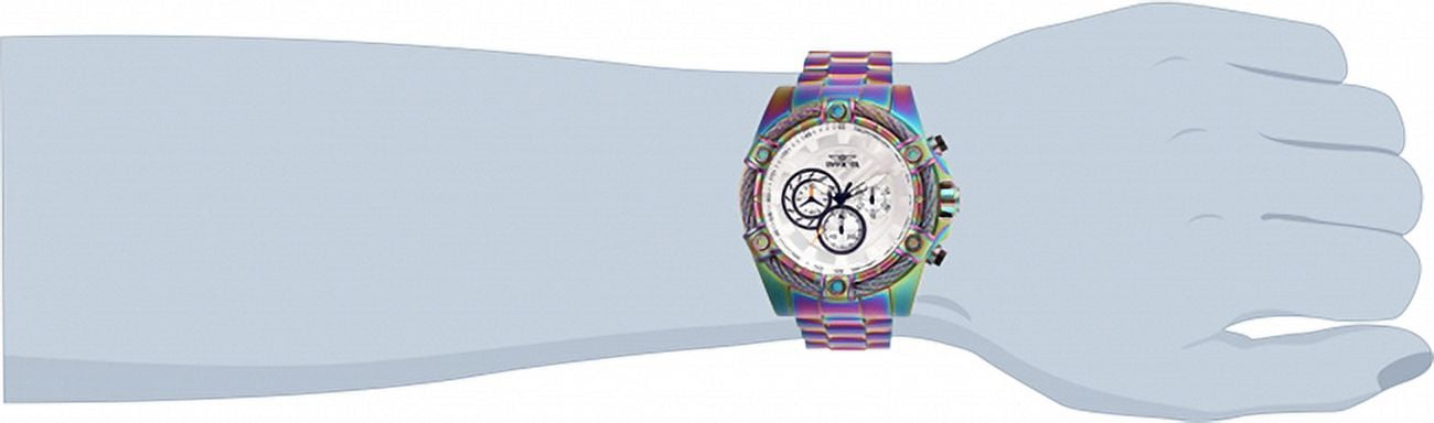 Invicta Men's 25520 Bolt Quartz Chronograph White Dial Watch