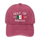 thumbnail image 2 of Washed Baseball Cap Mexico Print | Adjustable Tongue Strap Hat | Soft Comfortable Washable Fabric | Multicolor | Fade Resist Durable | Adult Unisex | 20x20x10cm, 2 of 6