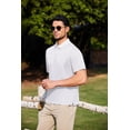 thumbnail image 4 of COOFANDY Men' Golf Polo Shirt Short Sleeve Quick Dry Pique Polo Shirts Performance Collared Polo Shirts Summer Tactical Work Shirt, 4 of 7