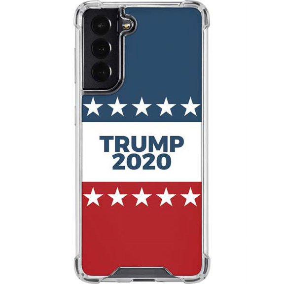 Skinit Political Trump 2020 Red White and Blue Galaxy S22 Clear Case