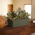 thumbnail image 5 of Bloem 24-in Wide Dura Cotta Resin Window Box Planter - Living Green, 5 of 6