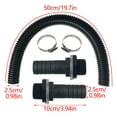Rainwater Connection Kit For Water Connection With Hose Nozzle 50 Cm