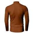 thumbnail image 3 of Mock Turtleneck for Men Sports Long Sleeve Fit Basic Men's Undershirts Casual Lightweight Thermal Pullover Tops, 3 of 16
