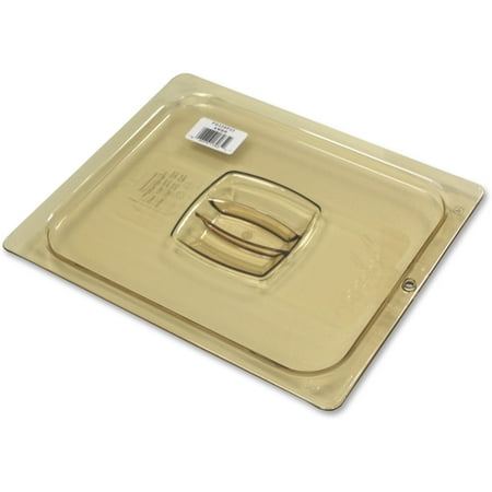 Hot Food Pan Covers, 10 3/8w x 12 4/5d, Amber
