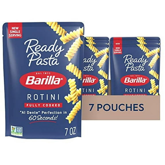 Barilla Ready Pasta, Fully Cooked Penne Pasta, Non-GMO & Kosher, 7 oz (Pack of 7)