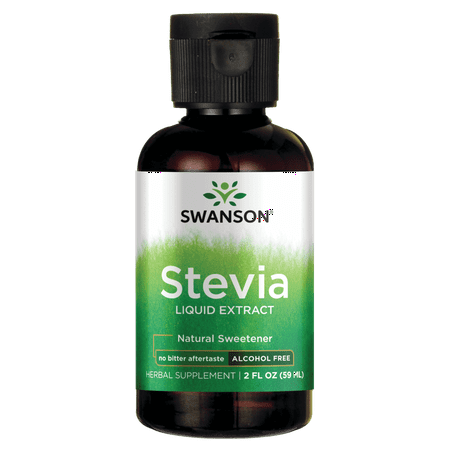 Swanson Liquid Stevia (Alcohol Free) 2 fl oz Liquid