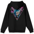 thumbnail image 2 of Arcane Jinx Graffiti Black Hoodie, 2 of 3