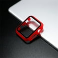 thumbnail image 3 of ALMNVO Compatible with Apple Watch Case 45mm 41mm 44mm 40mm 42mm 38mm,Full Coverage Hard PC Bumper with Tempered Glass Screen Protector Cover Accessories for iWatch SE Series 7 6 5 4 3 2 1, 3 of 6