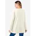 thumbnail image 2 of Woman Within Plus Size Crewneck Ultra Soft Sherpa Sweatshirt, 2 of 6