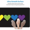 thumbnail image 6 of LGBT Rainbow Gay Pride Gaming Mouse Pad Pride Large Mouse Pad (31.5x11.8 Inch) Non-Slip Rubber Base Large Desk Mat Desk Protector for Home Office Gaming Work, 6 of 6