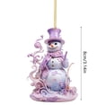 thumbnail image 2 of Unique Christmas Snowman Decorations Christmas Day Hanging Decorations Unique Style Snowman Decorations Unique Design Christmas Style Hanging Decorations Car Decorating Christmas Christmas Center, 2 of 3