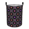 thumbnail image 6 of Lsque Vinyl Records Musical Notes pattern Laundry Hamper Basket, Tall Woven Rope Hamper Basket for Clothes, Lightweight Storage Basket, Collapsible Waterproof-Small, 6 of 8