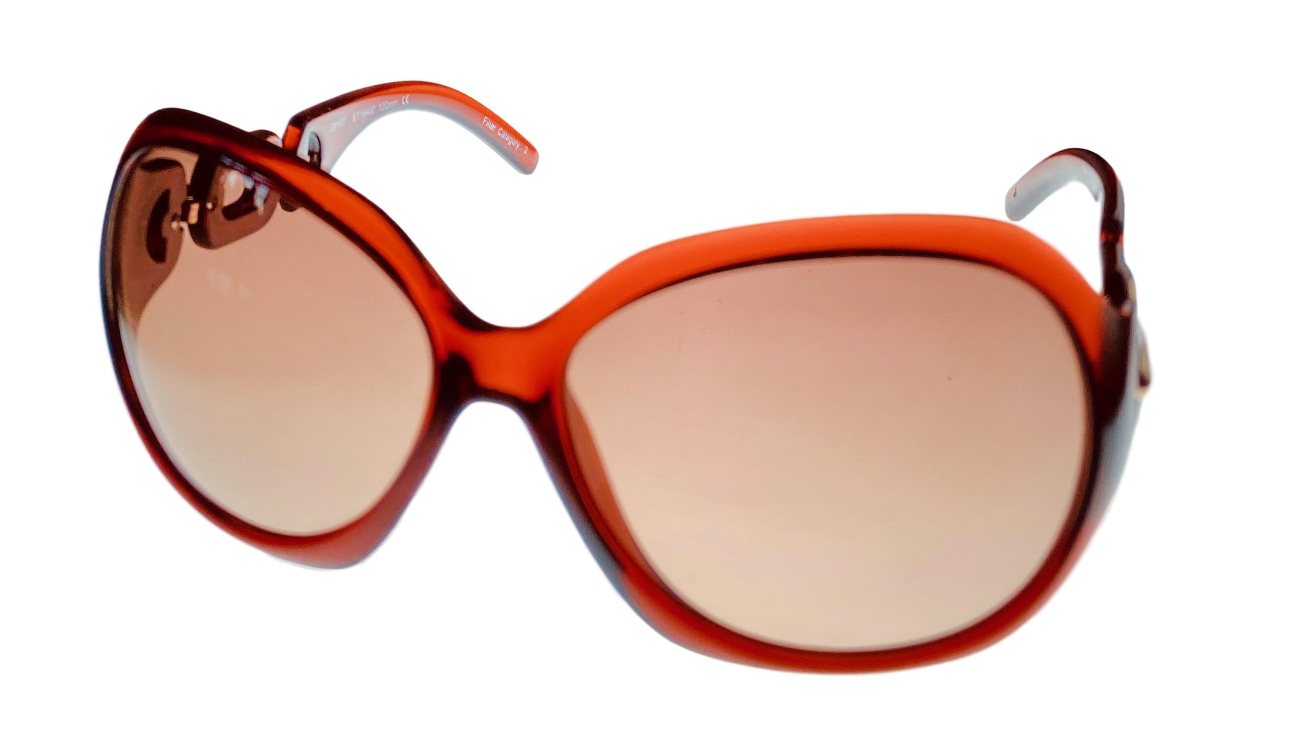 Esprit Sunglass Womens Soft Copper Oversized Rectangle, ET 19400 528