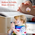 thumbnail image 6 of 1200Pcs Bible Verse Stickers, 24 Styles Floral Scripture Stickers Christian Religious Inspirational Decals for Crafts Cards Envelope Seals and Christian Party Easter Gifts,1.5 Inch, 6 of 7