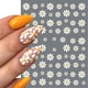 thumbnail image 2 of Nail Art Flower Daisy Pegatinas en relieve Deslizadores de uñas Diseño floral simple Elegante autoadhesivo Nail Art Calcomanías Decoración Tan Jianjun unisex, 2 of 2