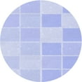 thumbnail image 1 of Ahgly Company Machine Washable Indoor Square Transitional Heavenly Blue Area Rugs, 3' Square, 1 of 7