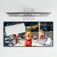 thumbnail image 4 of Happy New Year 2026 Golden Retriever Holiday Balloons Party Snow Desk Mat Full Keyboard Mouse Pad Goldens Dog Lover Gifts Idea Large Mousepad - 13018, 4 of 5