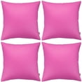 thumbnail image 1 of Thmyo Paquete de 4 fundas de almohada 100% algodón, cómodas, decorativas y sólidas, fundas de cojín cuadradas, fundas de almohada en blanco para sublimación, fundas de almohada navideñas para sofá (18, 1 of 4