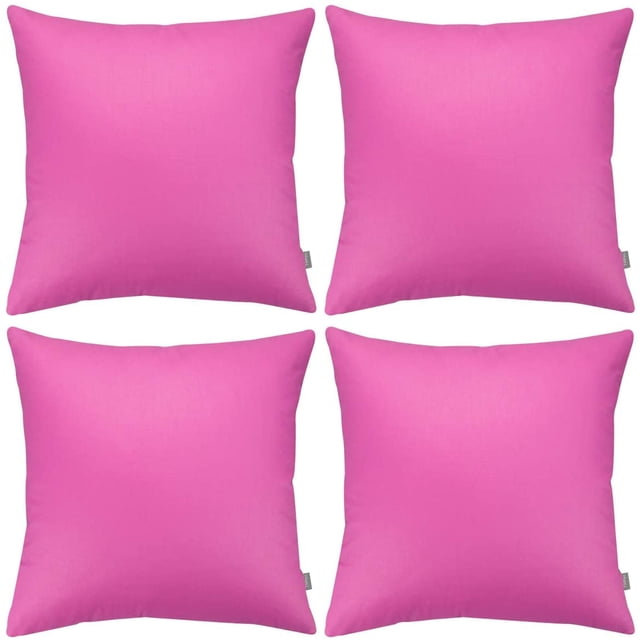 Thmyo Paquete de 4 fundas de almohada 100% algodón, cómodas, decorativas y sólidas, fundas de cojín cuadradas, fundas de almohada en blanco para sublimación, fundas de almohada navideñas para sofá (18