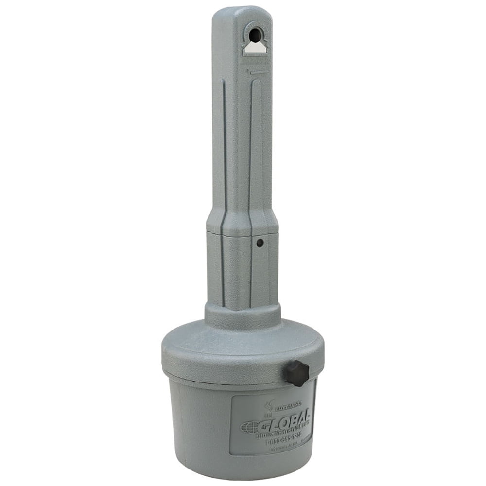 Commercial Zone 711402 Smoker‚Äôs Outpost Standard Cigarette Receptacle,  Beige, 30 inches tall