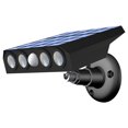 thumbnail image 2 of Lámpara de exterior Irfora 4 luces LED de energía solar para exteriores, lámpara de pared, luces de valla de calle, control de luz sensible, sensor de movimiento PIR, detector de movimiento humano, 3 Irfora Lámpara de exterior, 2 of 2
