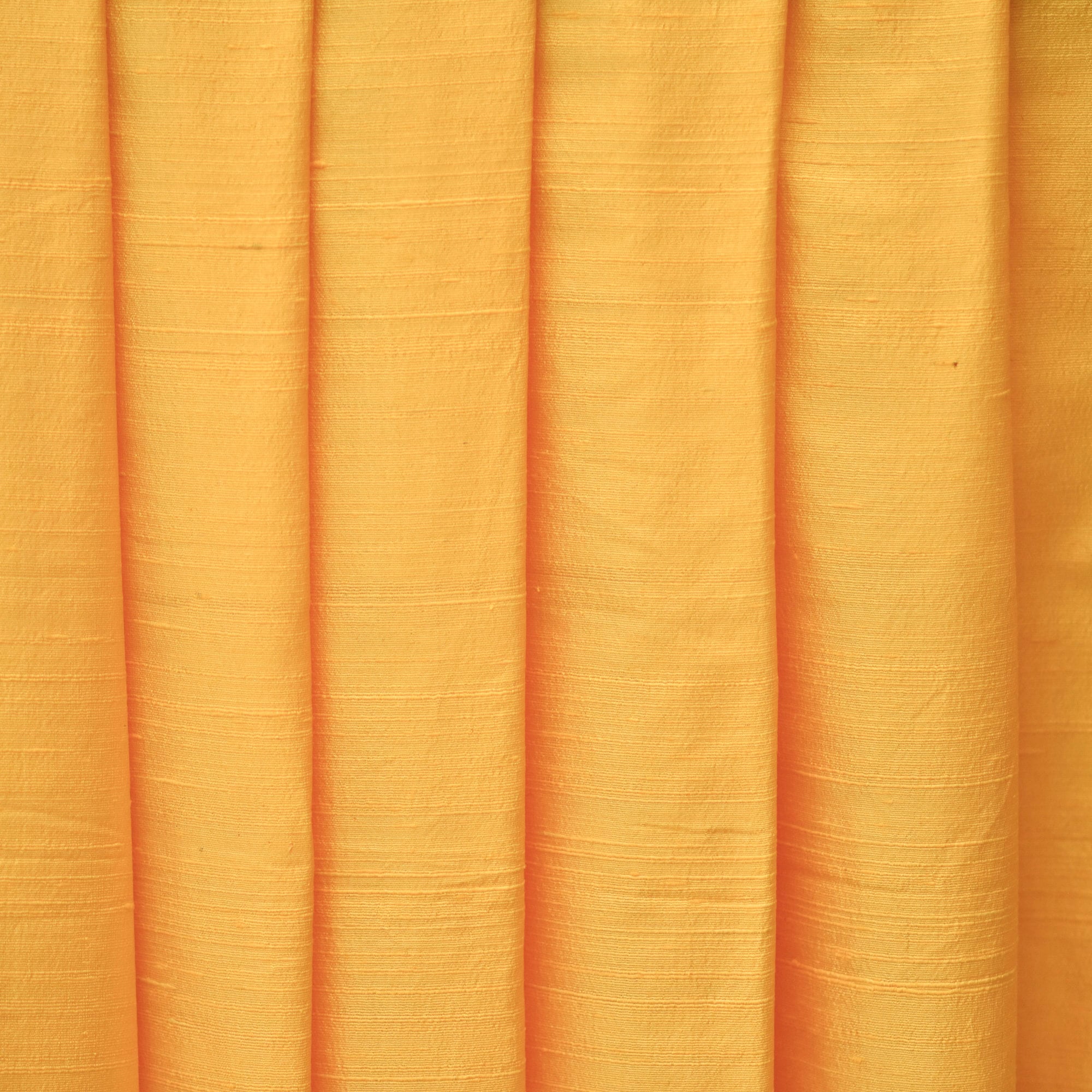 Fabric Mart Direct Fabric Silk, Bright Saffron Yellow Silk Dupioni Fabric, Yellow Silk Fabric Indian Silk Fabrics By The Yard, 20 Continuous Yards 41 inch width Silk Dupioni Fabric by Yard For Bridal
