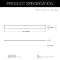 thumbnail image 5 of PROOX 48 in. W Engineered Stone Bathroom Vanity Top Backsplash in White, 5 of 7