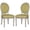 Rustic Grey/Spring Green/Oval, variant on Safavieh Holloway Traditional Adult French Country Wood Solid Print Dining Side Chairs, Multi-color (Set of 2)