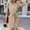Dresses-128Khaki, variant on Gamivast Shirt Dresses for Women Long Sleeve Collar Button Down Work Dresses Tie Waist Tunic Dress Knee Length Business Casual Office Daily Wear Fall