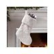 thumbnail image 3 of 1pc White Plush Christmas Stocking Ornament, Gift Bag For Christmas Tree Decorations, 3 of 5