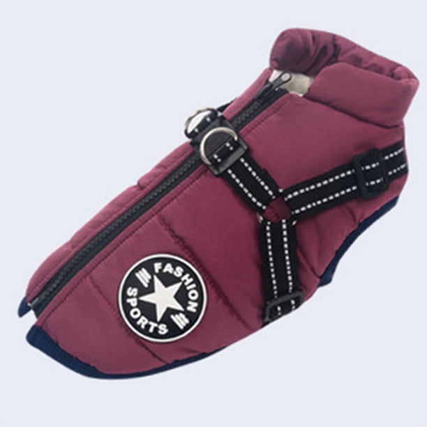 Ropa para perros con correas Ropa de invierno para perros Ropa de lana para perros Ropa impermeable para perros Ropa para perros con cremallera Ropa para perros con correas Correas reflectantes Ropa