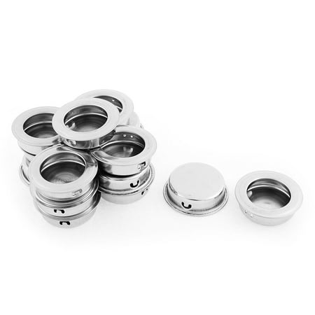 Sliding Door Drawer Stainless Steel Round Recessed Flush Pull