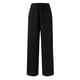 thumbnail image 4 of Pantalones palazzo de lino de cintura alta y pierna ancha para mujer - Pantalones de playa con cordón - Tallas S-3XL, 4 of 5