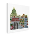 thumbnail image 2 of Fab Funky 'Christmas Des Christmas Kennel Bauble' Canvas Art, 2 of 3
