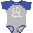 thumbnail image 3 of Inktastic Pepaw and Mimi Love Me Boys or Girls Baby Bodysuit, 3 of 5