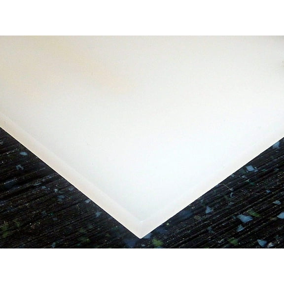 1/4" White Acrylic 12"x12" Sheet Translucent Plexiglass Cast AZM