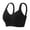 Black Women's Bra, variant on Women's Seamless Jelly Soft Support Wireless Push Up Bra, Full Coverage Lifting Bralette Comfortable Everyday Underwear No Steel Ring Crop Top