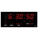 thumbnail image 1 of LED Perpetual Calendar Electronic Clock Digital Wall Clock Alarm Hourly Chiming Temperature Table Clocks Home Office Red, 1 of 5