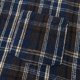 thumbnail image 5 of Blusa y camisa de manga larga con cuello vuelto para hombre, blusa informal a cuadros a la moda con botones y cuello vuelto, blusa de poliéster para hombre, 5 of 8