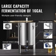 thumbnail image 6 of KFFKFF 16 Gallon Home Brewing Kettle Set Stainless Steel Bucket Brewing Beer Fermenter, 6 of 9