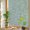Green, variant on Red Vertical Lines Window Privacy Film, Country Rustic Solid Red Ribbed Texture Stained Glass Rainbow Film Decorative Window Clings, Static Cling Sun Blocking Stickers 17.7" x 39.3"