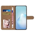 thumbnail image 2 of For Xiaomi Redmi Note 14 4G (163.25x76.55x8.16mm) Wallet Case Line Imprinted Skin-Touch Anti-Drop Le, 2 of 5