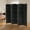 Black, variant on YRLLENSDAN 4 Panel Room Divider Panel 6Ft Partitions and Dividers Freestanding Folding Screen Room Divider Folding Screen Room Divider Partition Room Dividers Privacy Screen Indoor,Brown