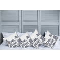 thumbnail image 2 of Ambesonne Modern Throw Pillow Cover 4 Pack, Music Devices Turntable, 20", Cadet Blue, 2 of 5