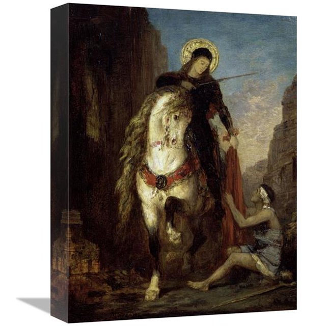 16 in. St. Martin Art Print - Gustave Moreau