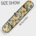 thumbnail image 3 of Dailycode Double Sided Oven Mitt with Loop Heat Resistant Kitchen Long Potholders 7" x 35" Bee and Sunflowers, 3 of 6