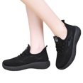 thumbnail image 2 of YOUYEDIAN Sneakers for Women Fashion Platform Breathable Versatile Sport Comfy Sneakers Casual Mesh Soft Outdoor Running Shoes, 2 of 5