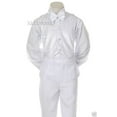 thumbnail image 5 of 6pc Baptism White Tuxedo English Spanish Silver Gold Pope Santa Maria Mary Stole, 5 of 7