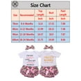 thumbnail image 2 of Luxtrada 3PCS Newborn Infant Baby Girls Outfit Clothes Romper Jumpsuit Bodysuit + Pants Shorts + Headband Outfit Set, 2 of 8