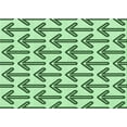 thumbnail image 1 of Ahgly Company Machine Washable Indoor Rectangle Transitional Mint Green Area Rugs, 7' x 10', 1 of 7